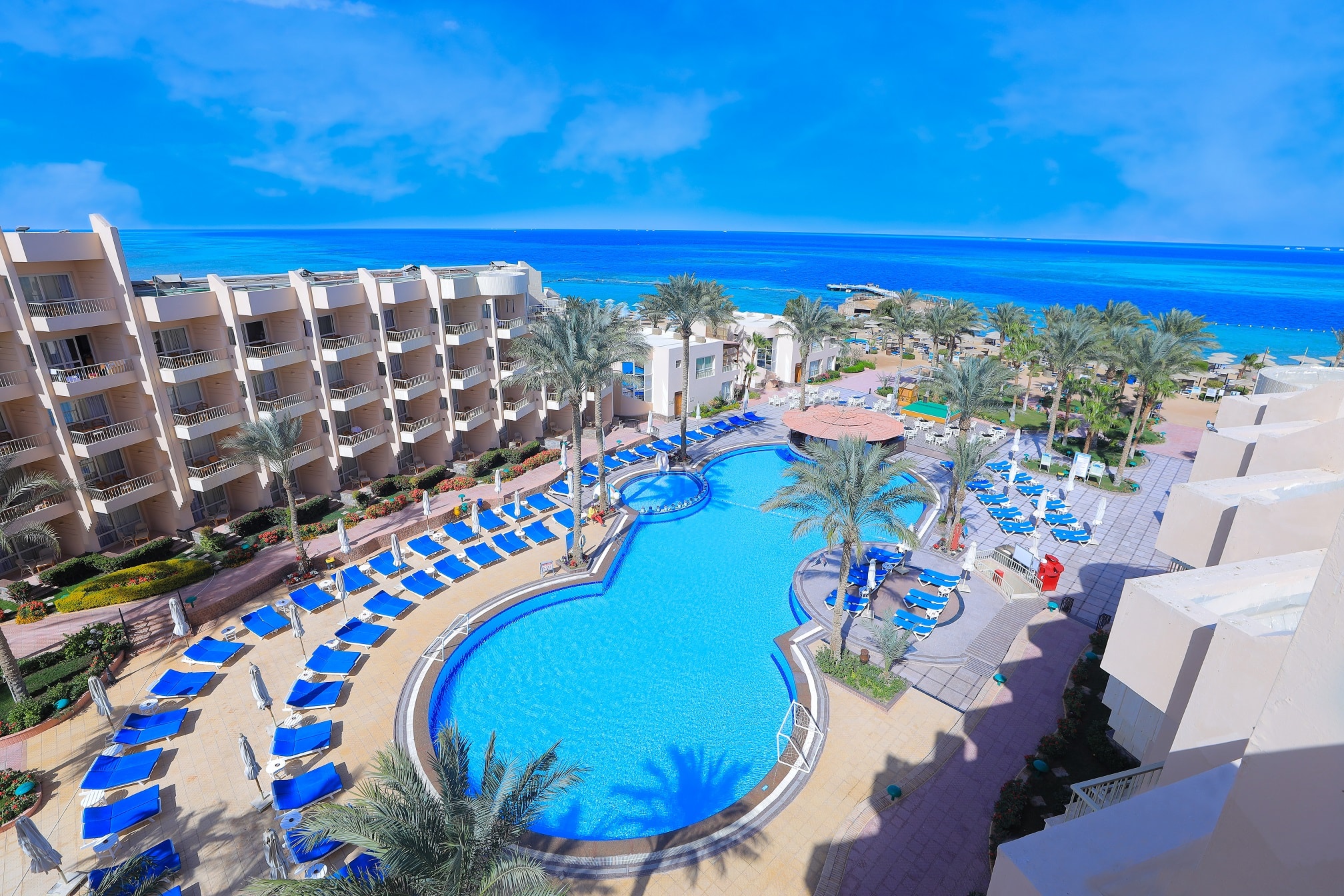 Swimming Pool activities at Sea Star Beau Rivage Hotel, Hurghada